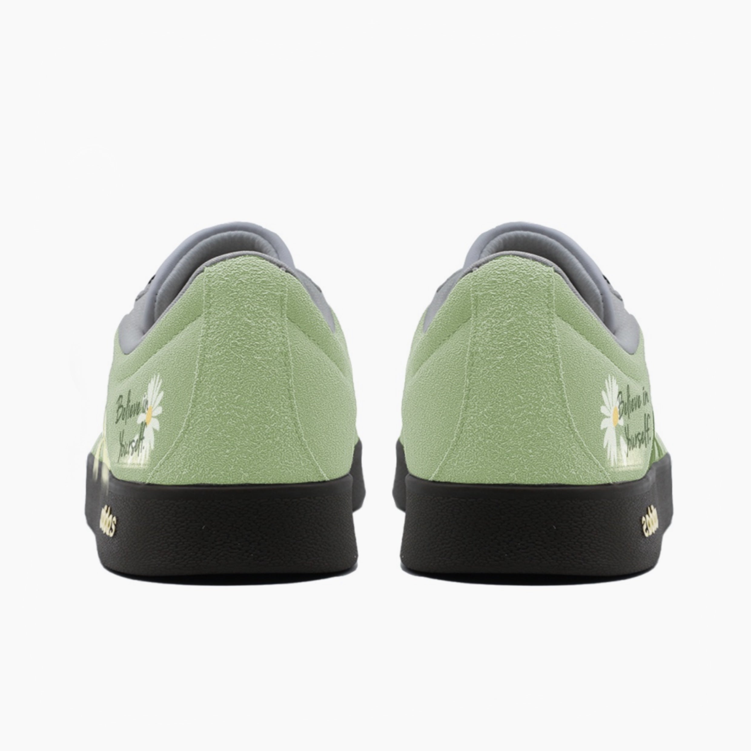 Green Meadow Daisies - VL COURT 2.0 | Custom Handmade Sneakers
