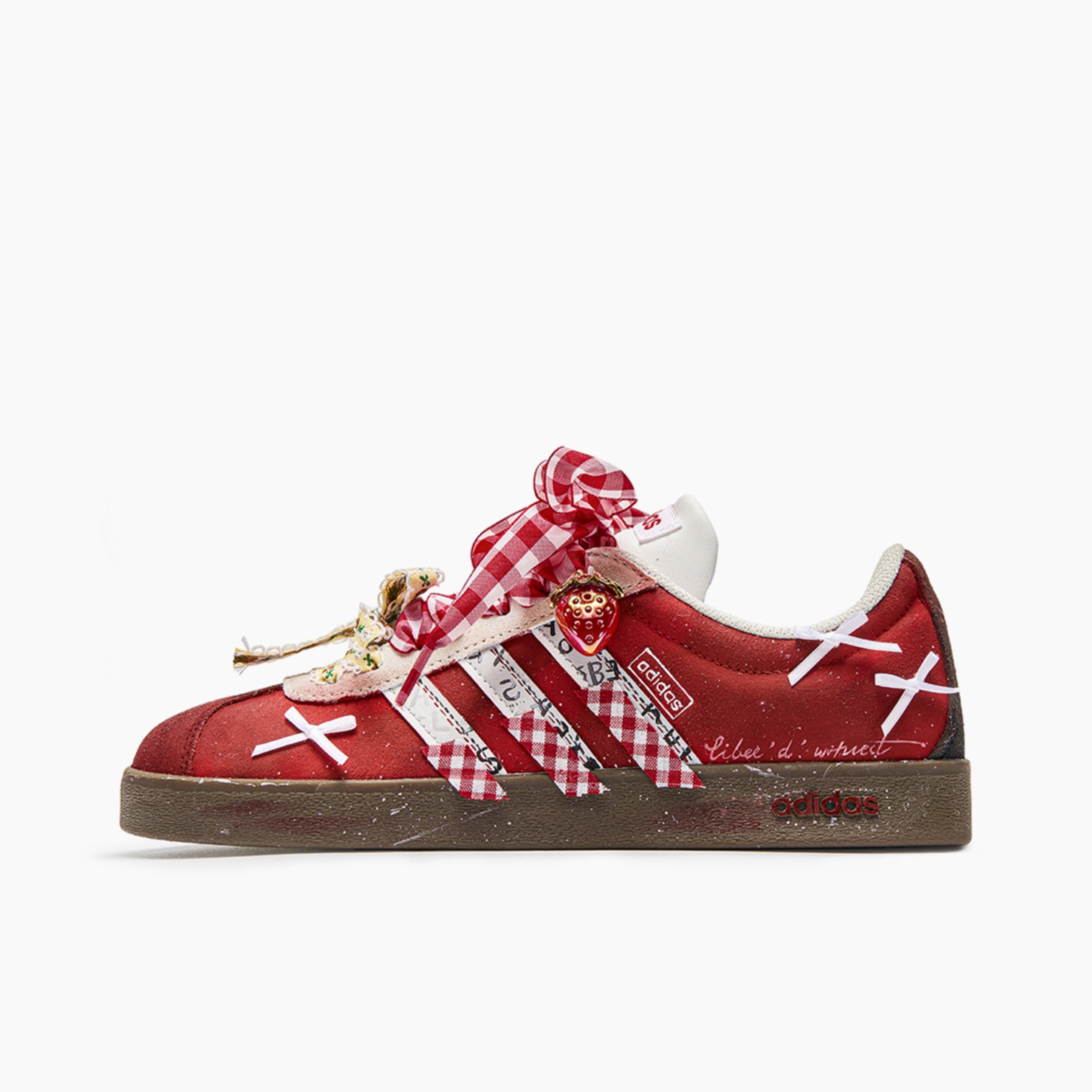 Strawberry - VL COURT | Custom Handmade Sneakers