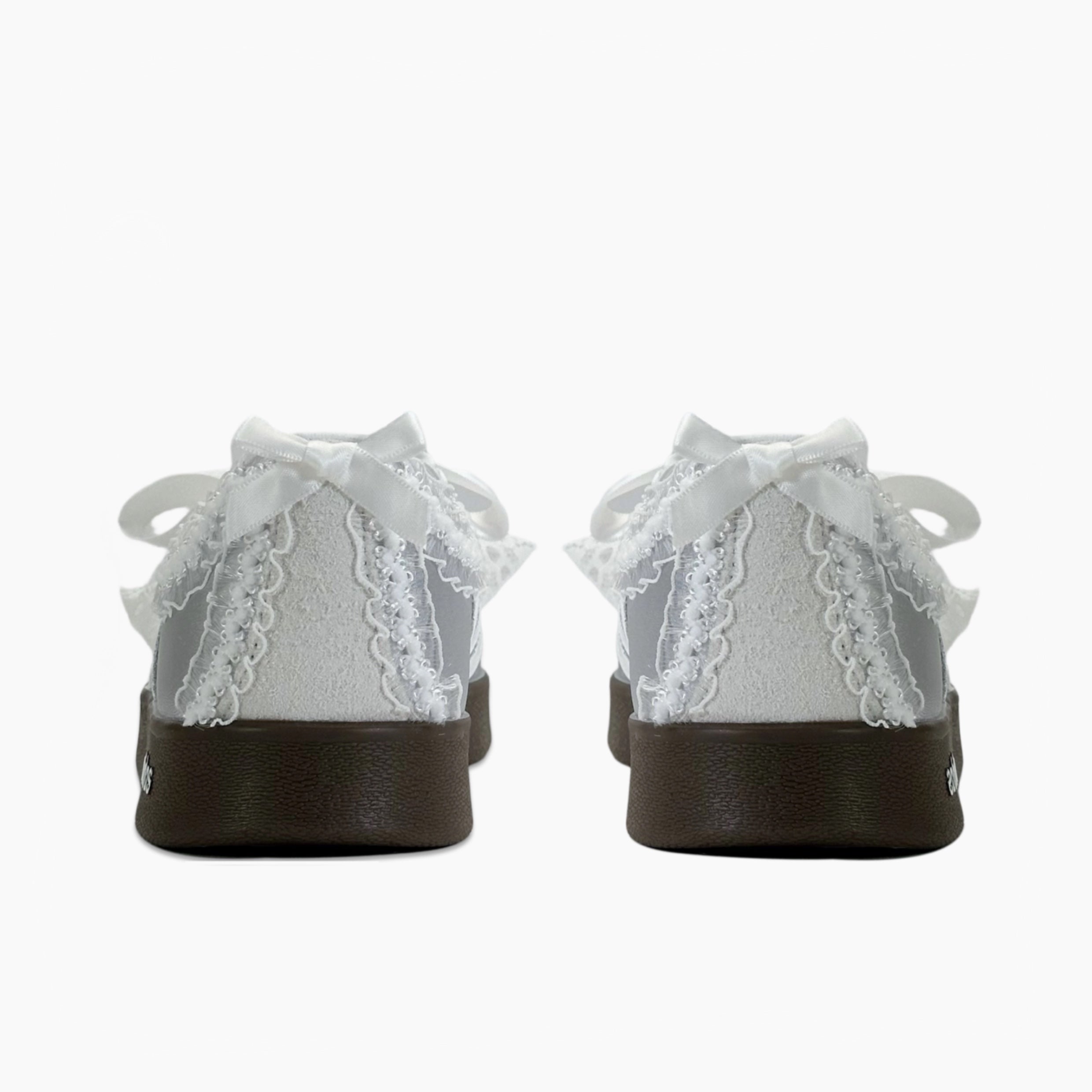 Moon-Satin Cloud Waltz - VL COURT 2.0 | Custom Handmade Sneakers