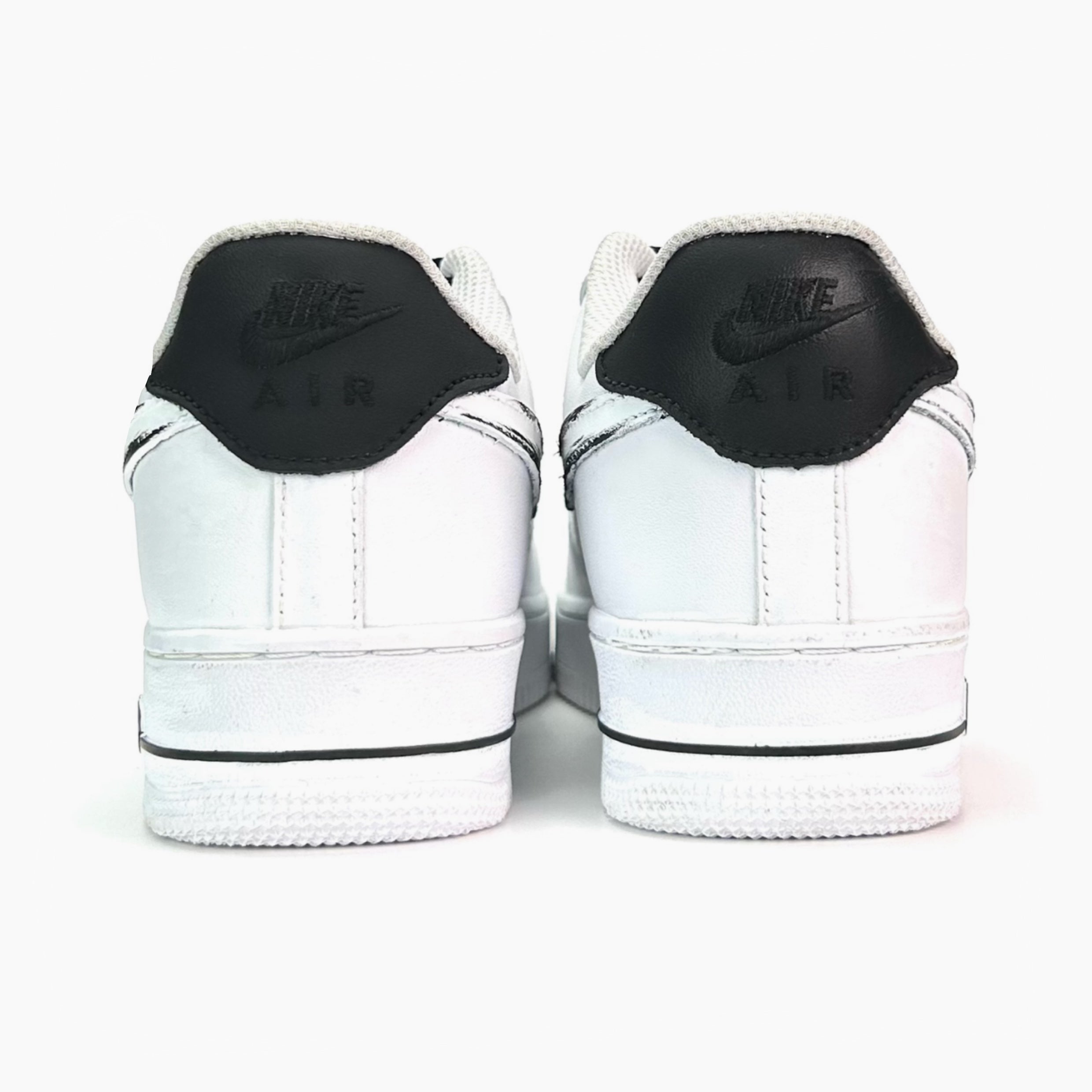 Oil Painting in the Mountains - Air Force 1 | Custom Handmade Sneakers