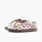 Pink Leopard Shadow - VL COURT 2.0 | Custom Handmade Sneakers