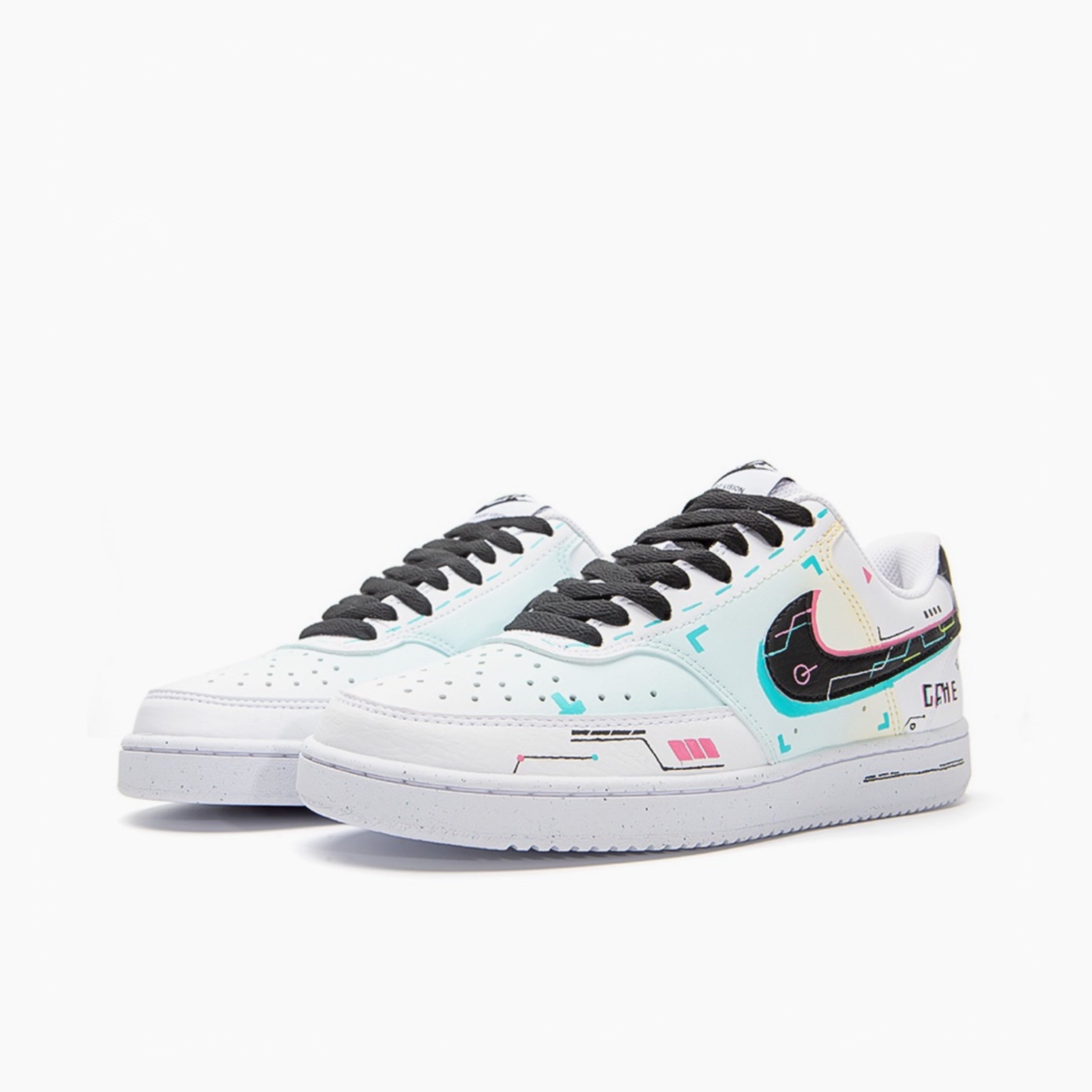 Quantum Age - Court Vision 1 | Custom Handmade Sneakers