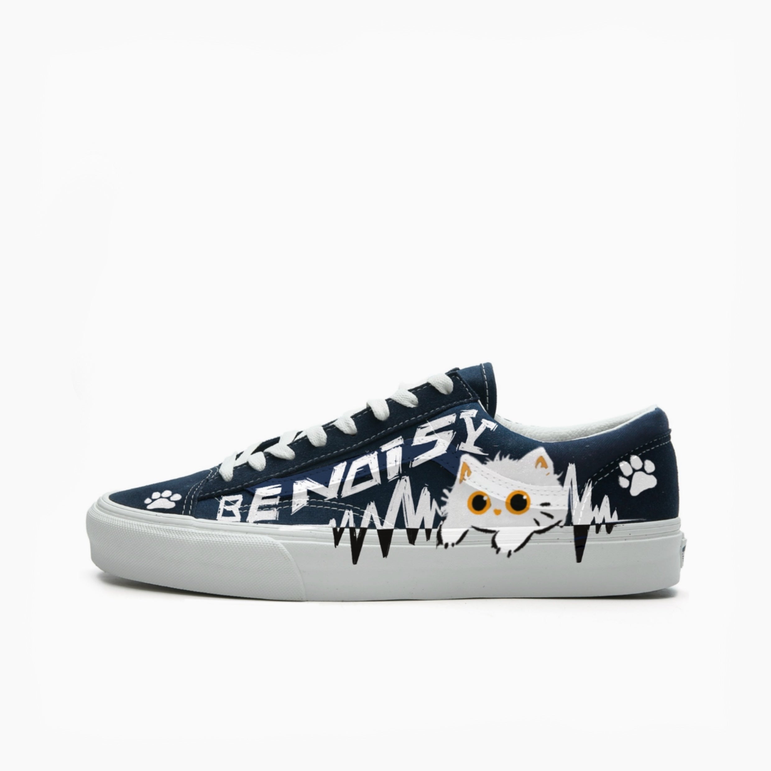 Meow Rhythm - Style 36 | Custom Handmade Sneakers