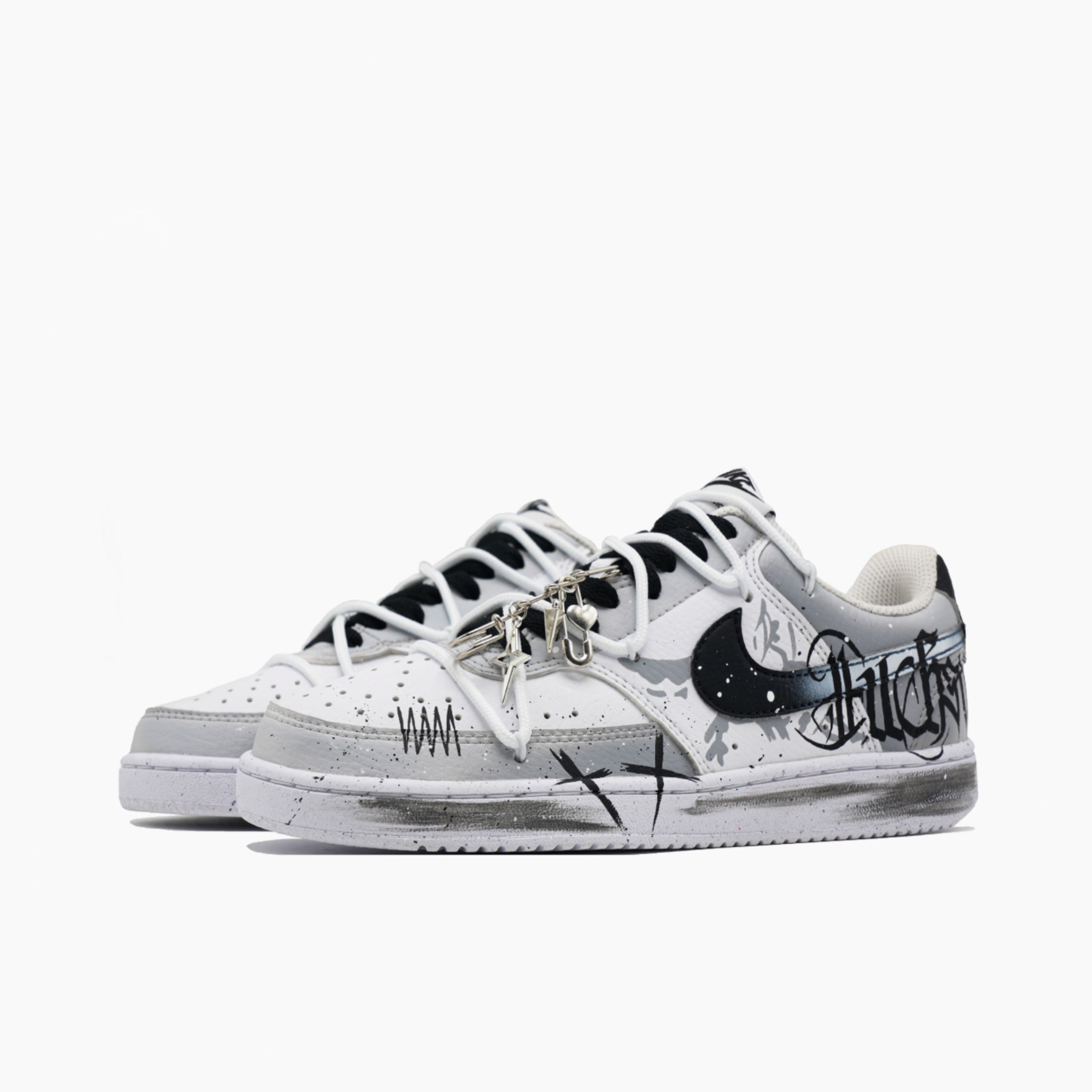 Gothic Style - Court Vision 1 | Custom Handmade Sneakers