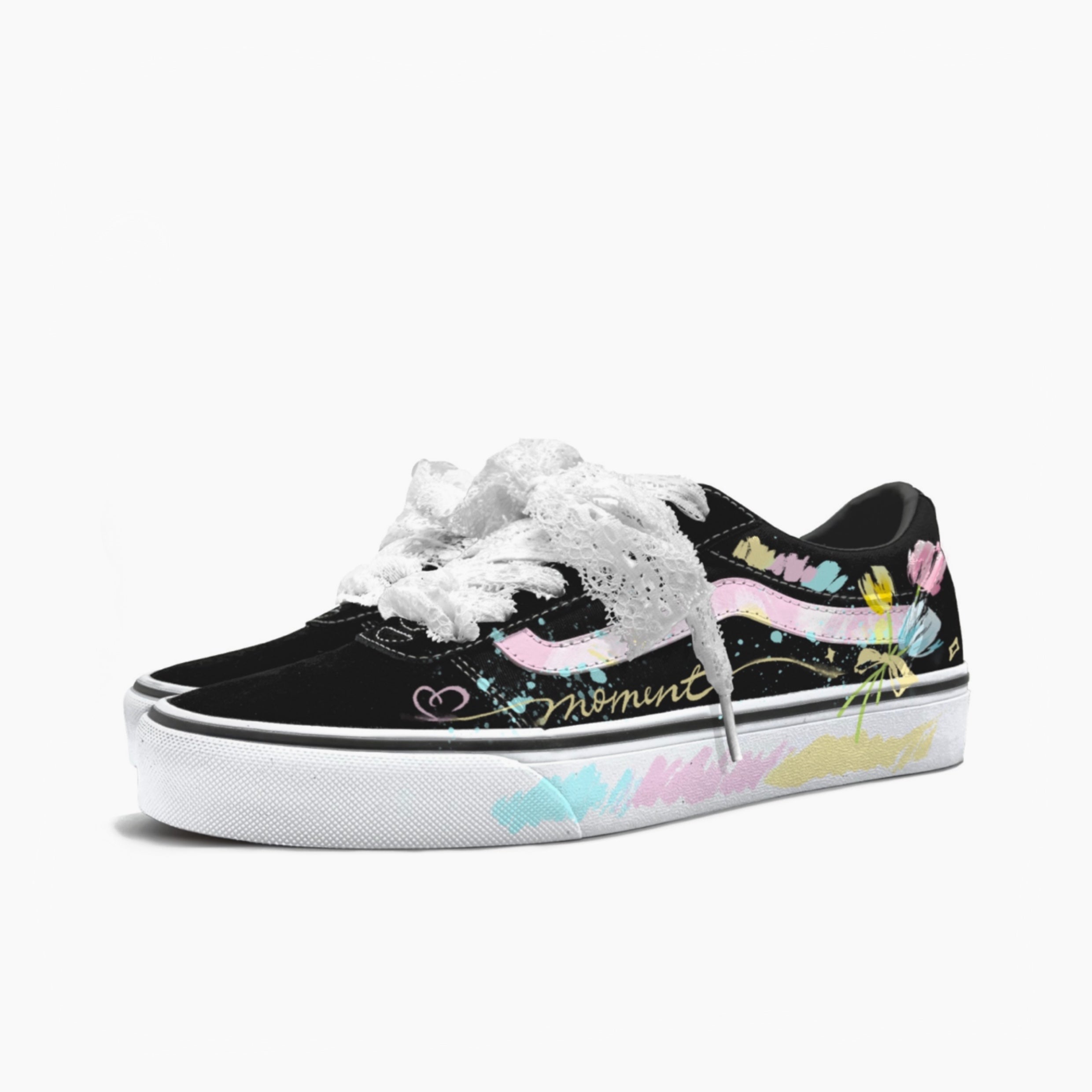 Fragrant Floral Charm - Ward | Custom Handmade Sneakers