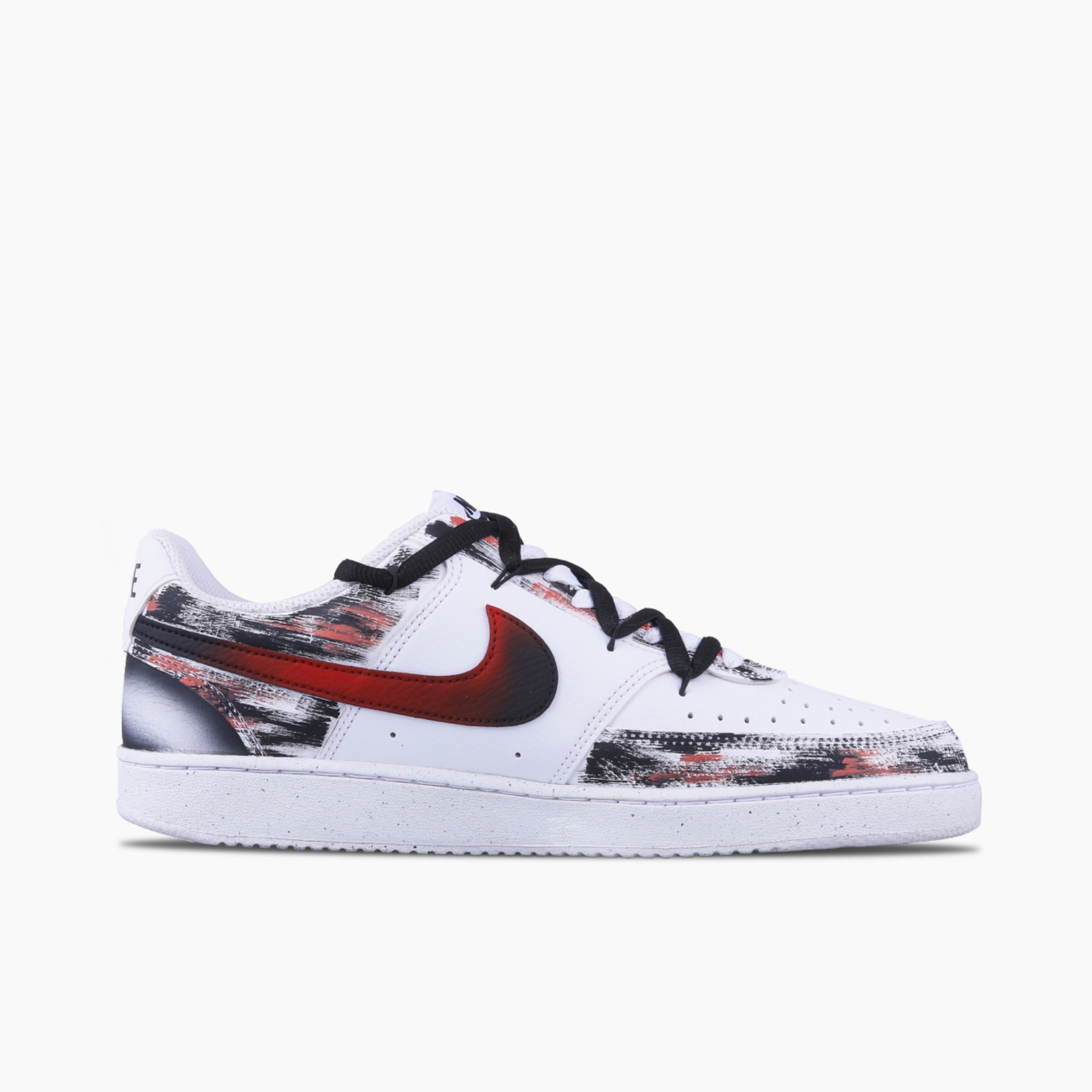 Crimson Forbidden Zone - Court Vision 1 | Custom Handmade Sneakers