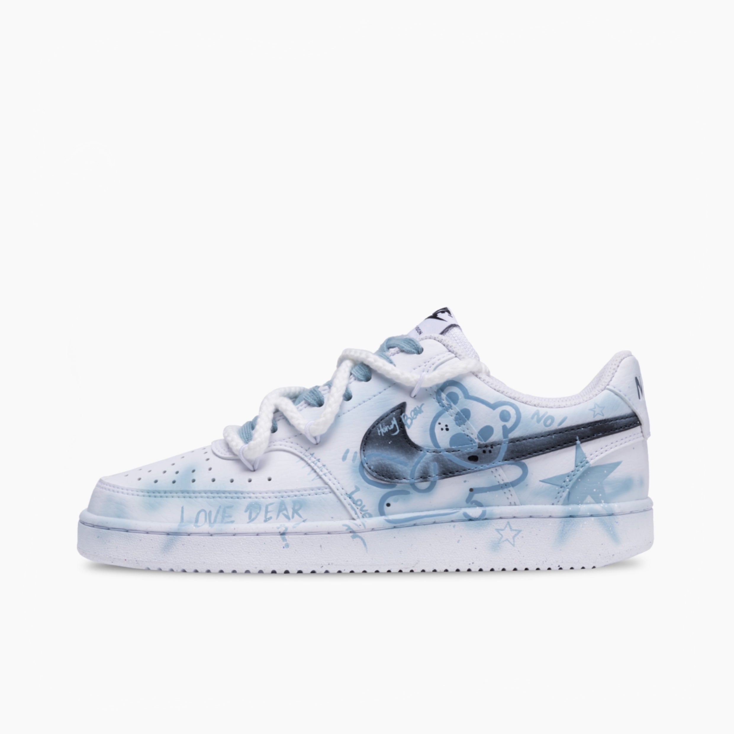 Bernard Bear - Court Vision 1 | Custom Handmade Sneakers