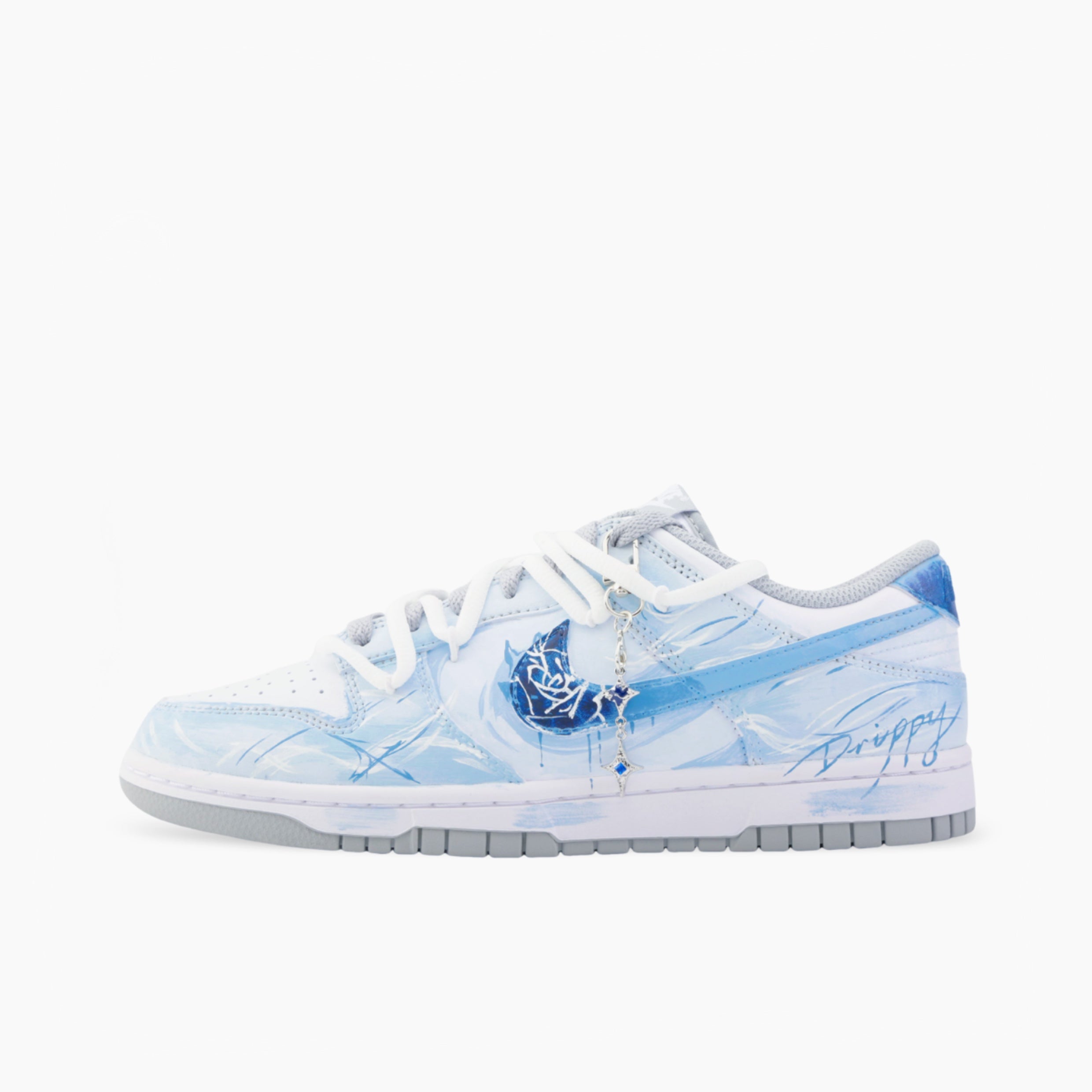 Frozen Rose - Dunk | Custom Handmade Sneakers