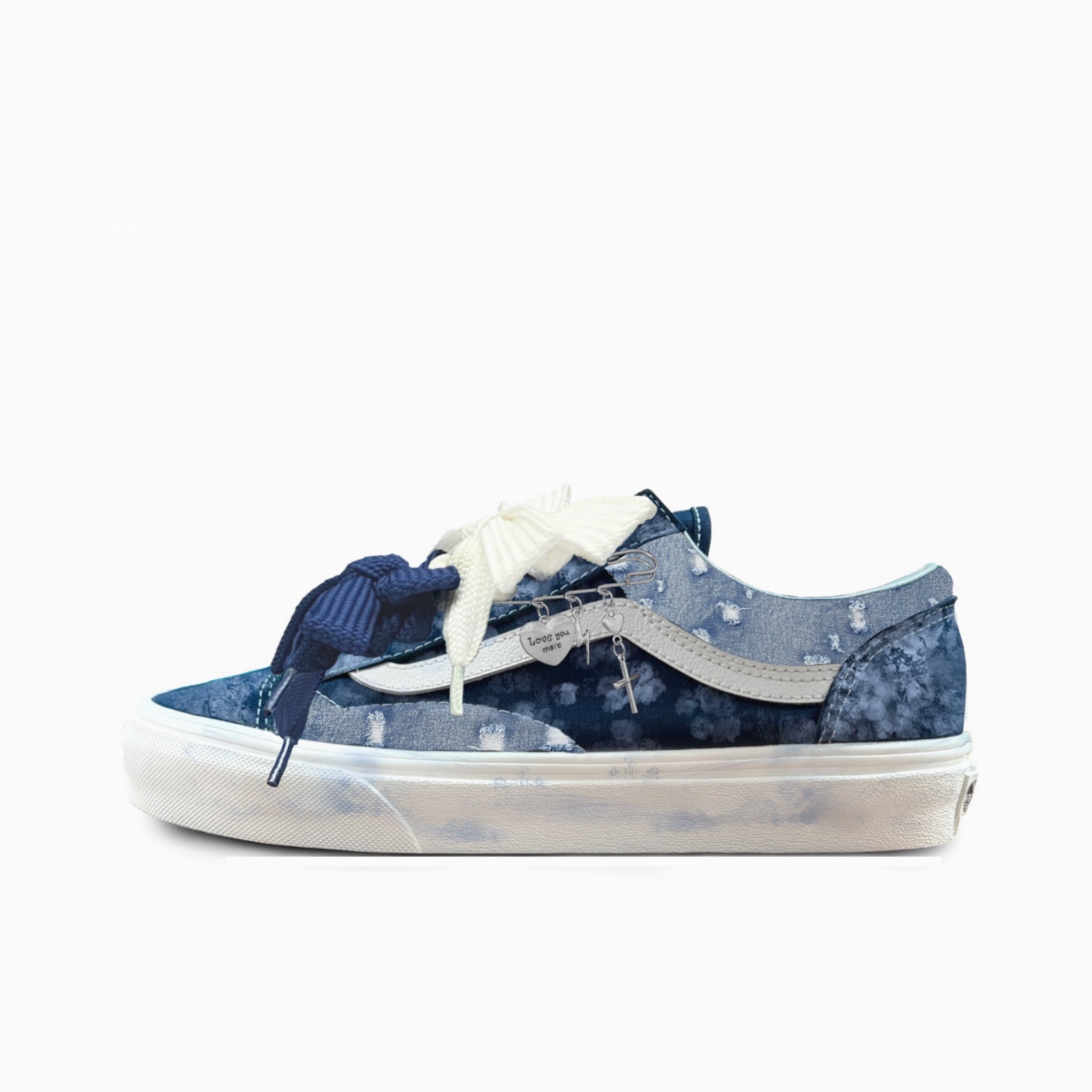 Denim Dream - Style 36 | Custom Handmade Sneakers