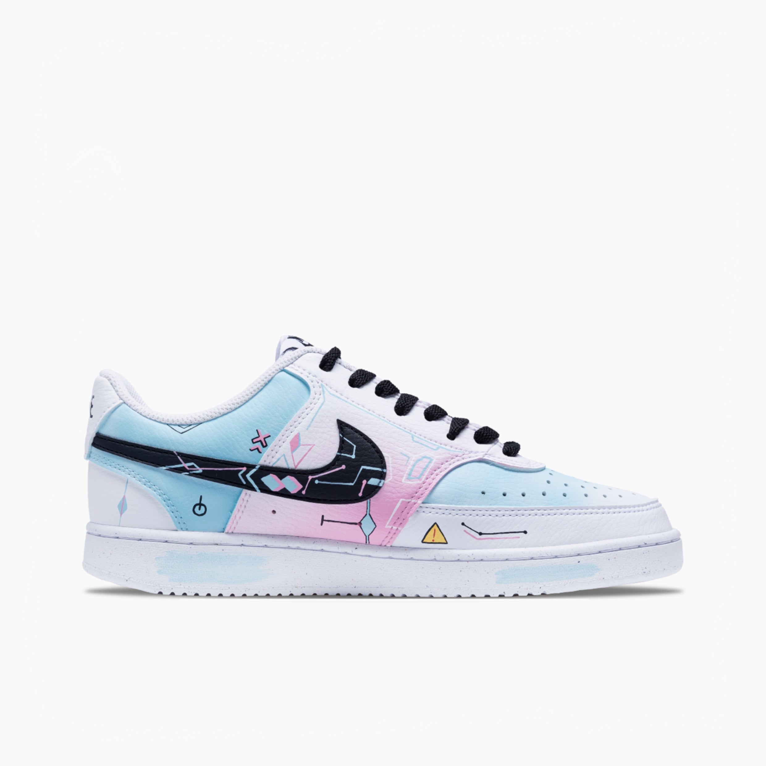 Skyline Future - Court Vision 1 | Custom Handmade Sneakers