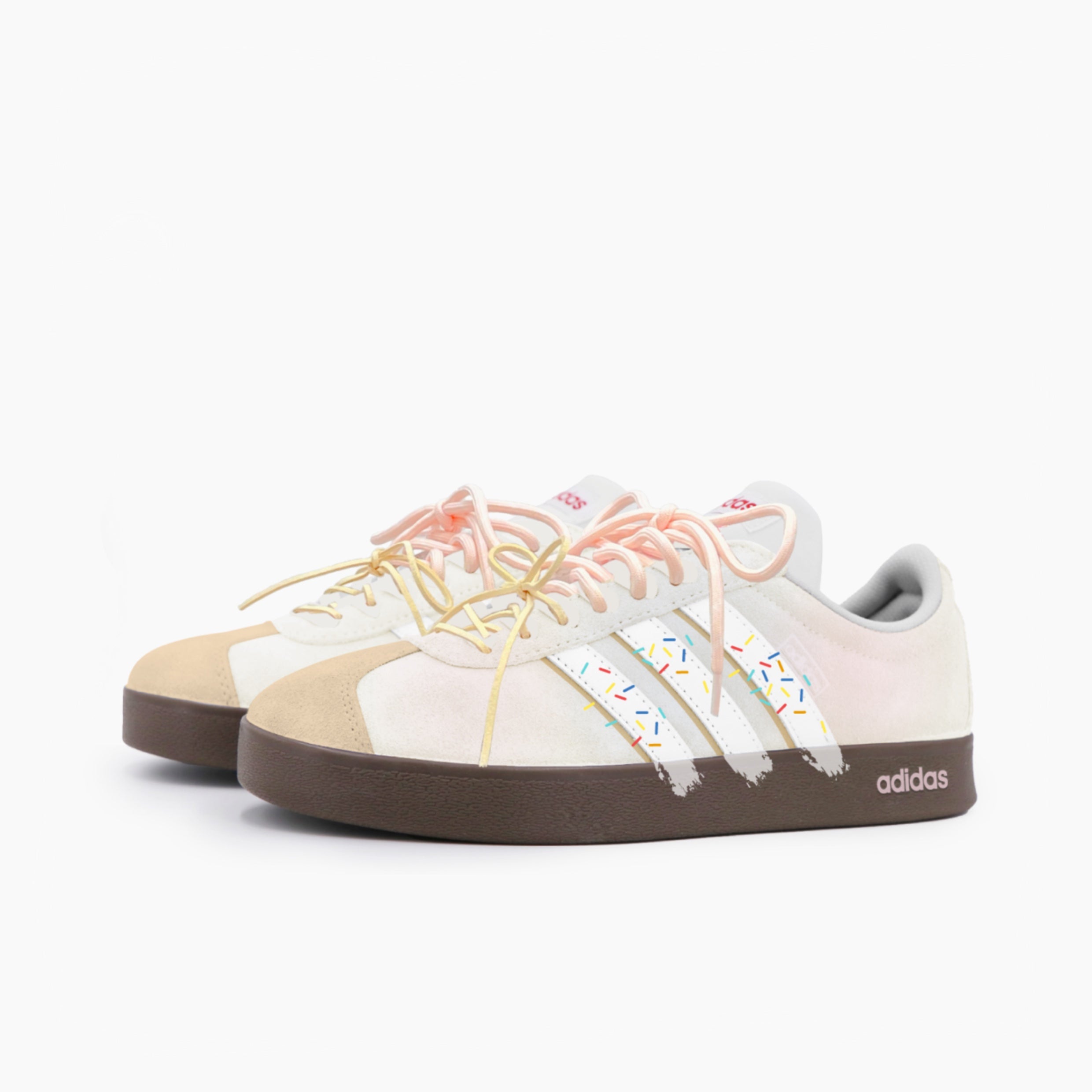 Cream Cake - VL COURT 2.0 | Custom Handmade Sneakers