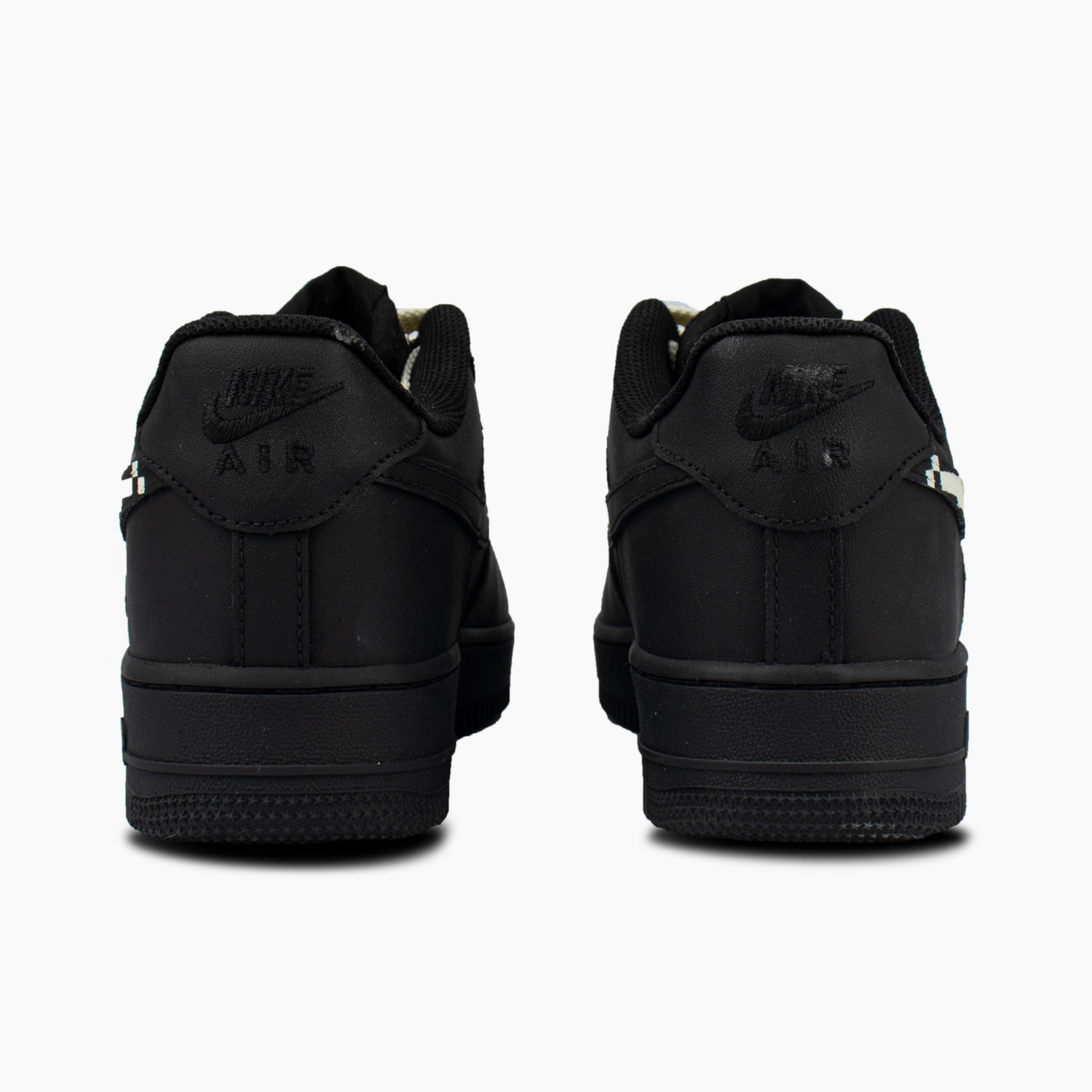 Black Pixel - Air Force 1 | Custom Handmade Sneakers
