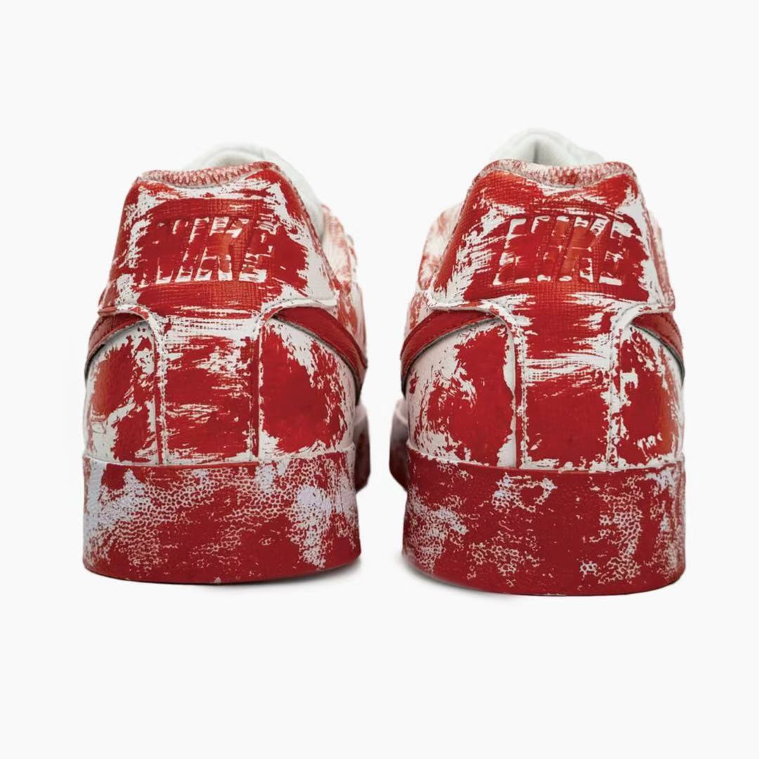 Crime Scene - Court Royale AC | Custom Handmade Sneakers