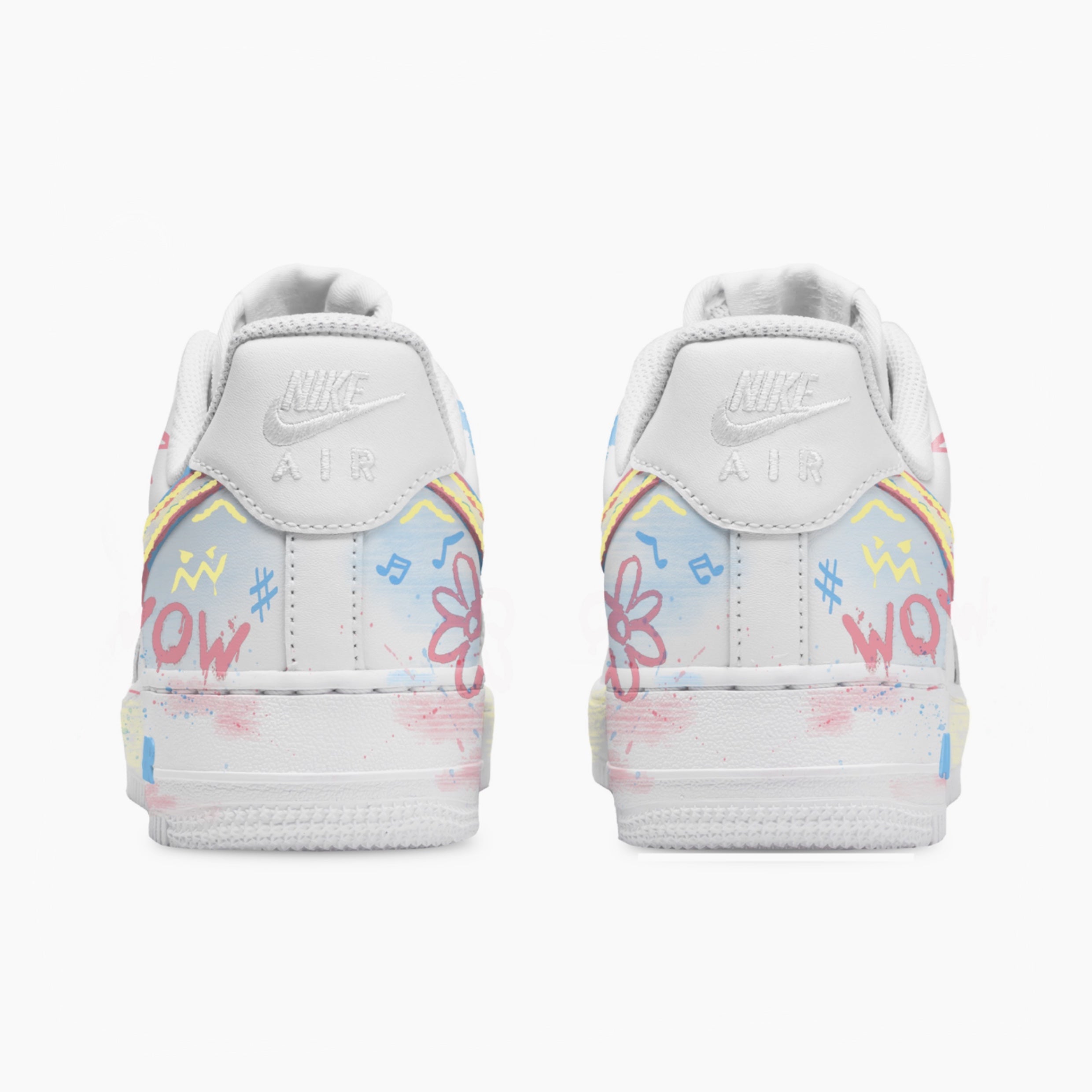 Color Rhythm - Air Force 1 | Custom Handmade Sneakers