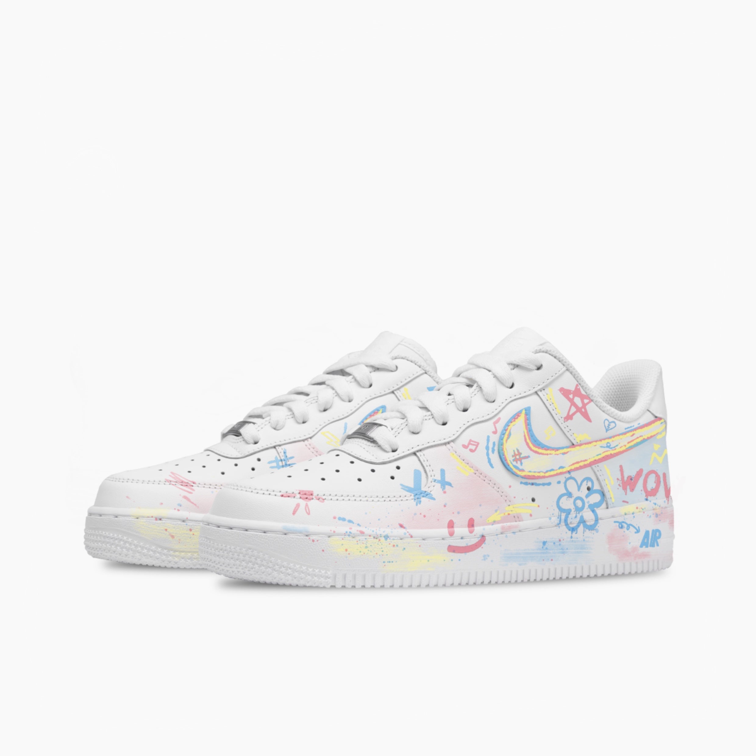 Color Rhythm - Air Force 1 | Custom Handmade Sneakers
