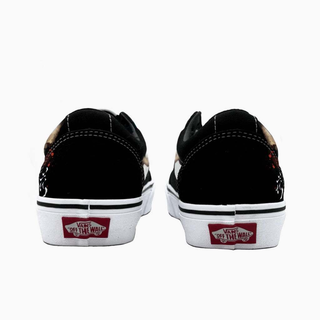 Letter in a Sea of Flowers - Ward | Custom Handmade Sneakers