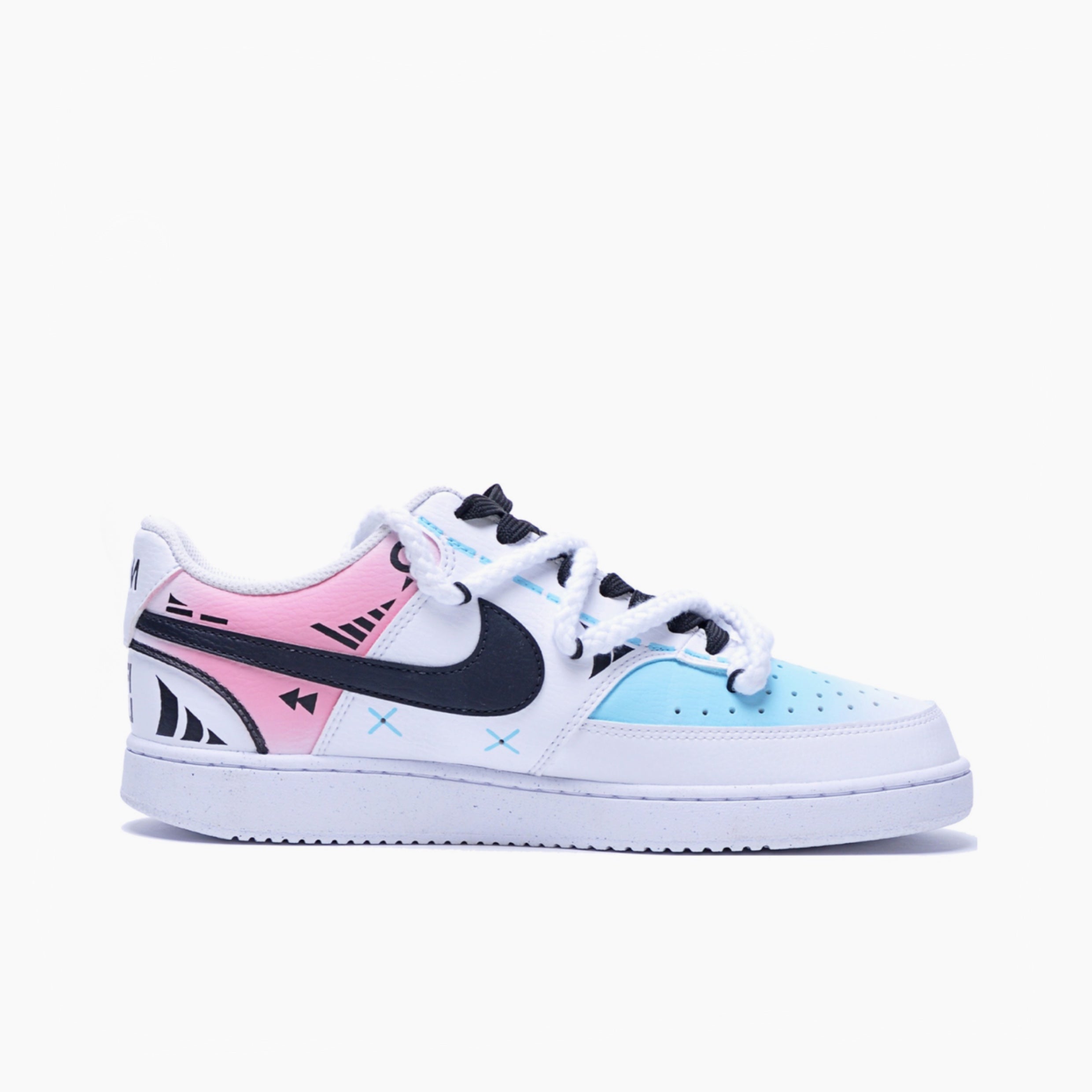 Quantum Fission - Court Vision 1 | Custom Handmade Sneakers