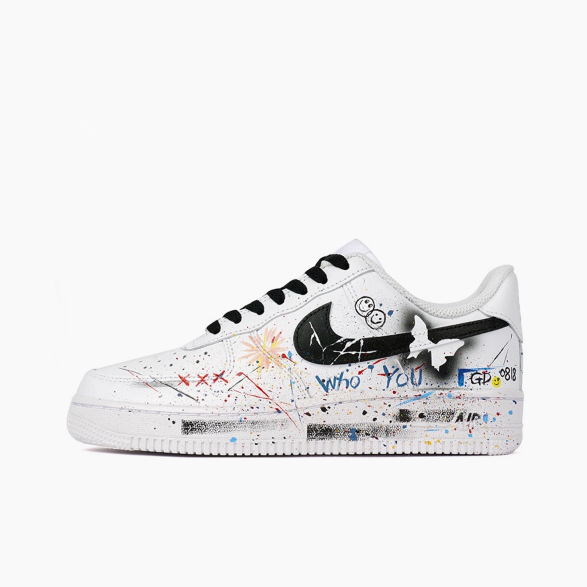 Butterfly Graffiti - Air Force 1 | Custom Handmade Sneakers