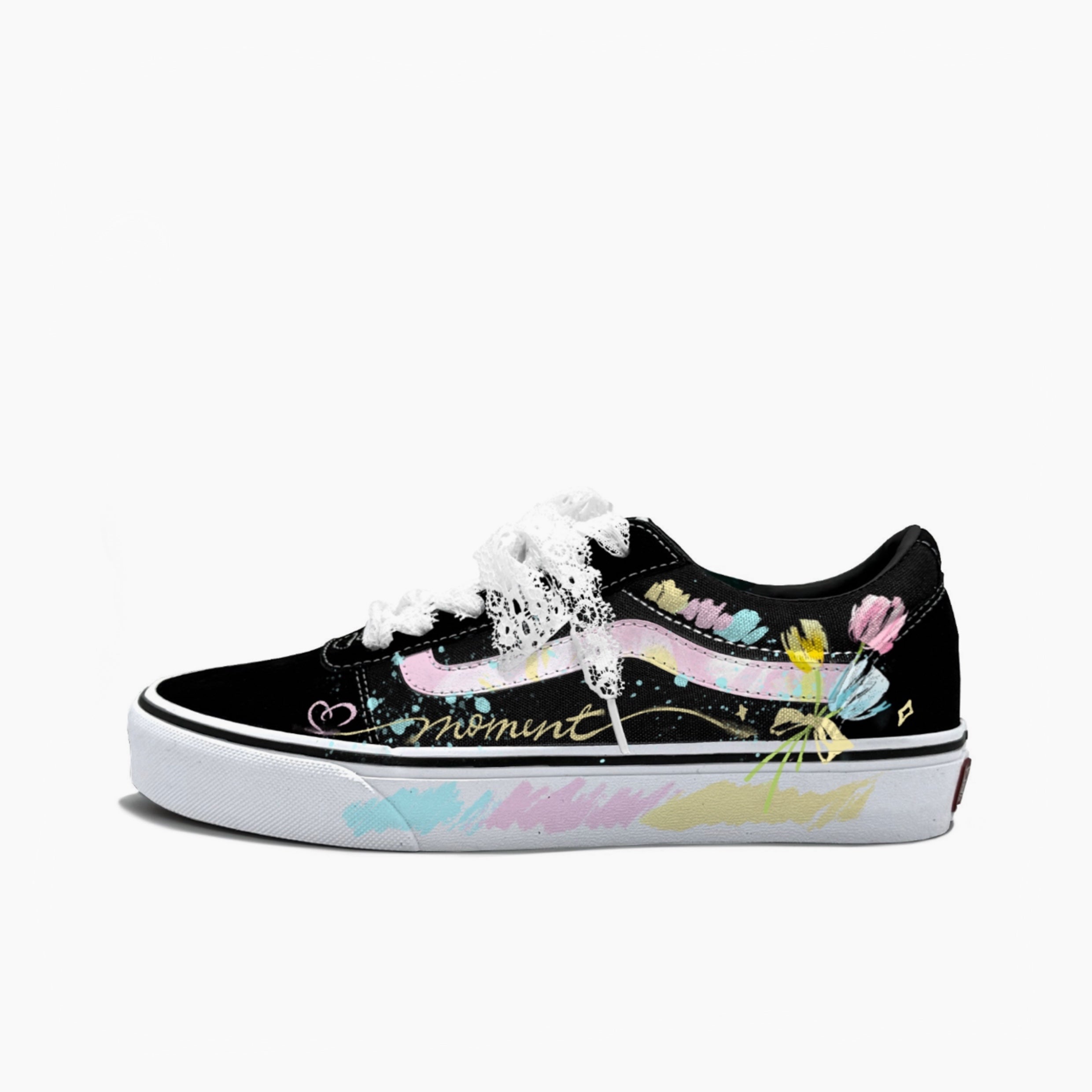 Fragrant Floral Charm - Ward | Custom Handmade Sneakers