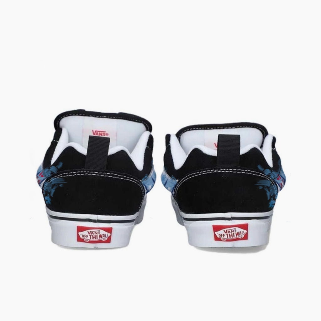 Midnight Blue Rose - Knu Skool | Custom Handmade Sneakers