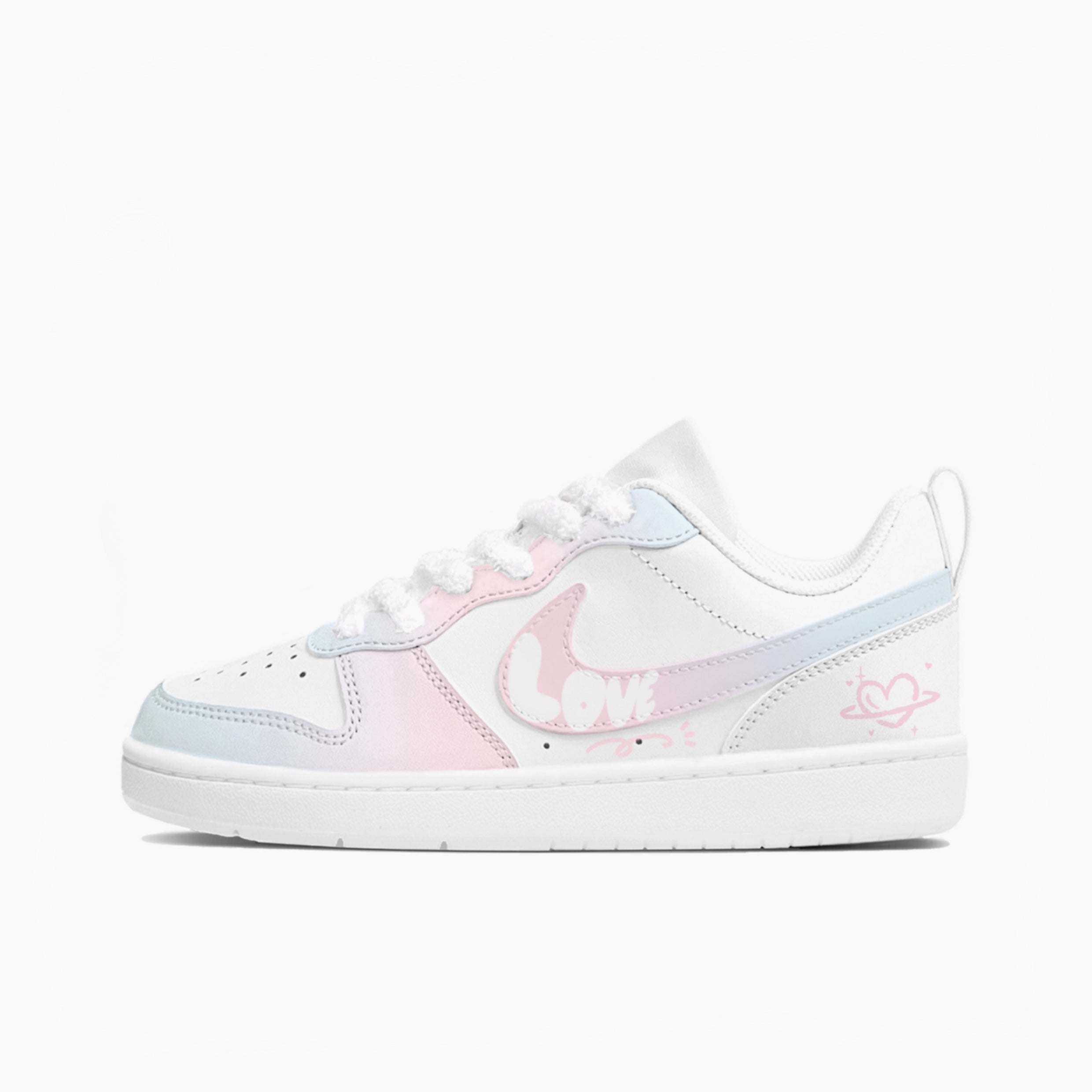 Sweet Dream Love - Court Borough | Custom Handmade Sneakers