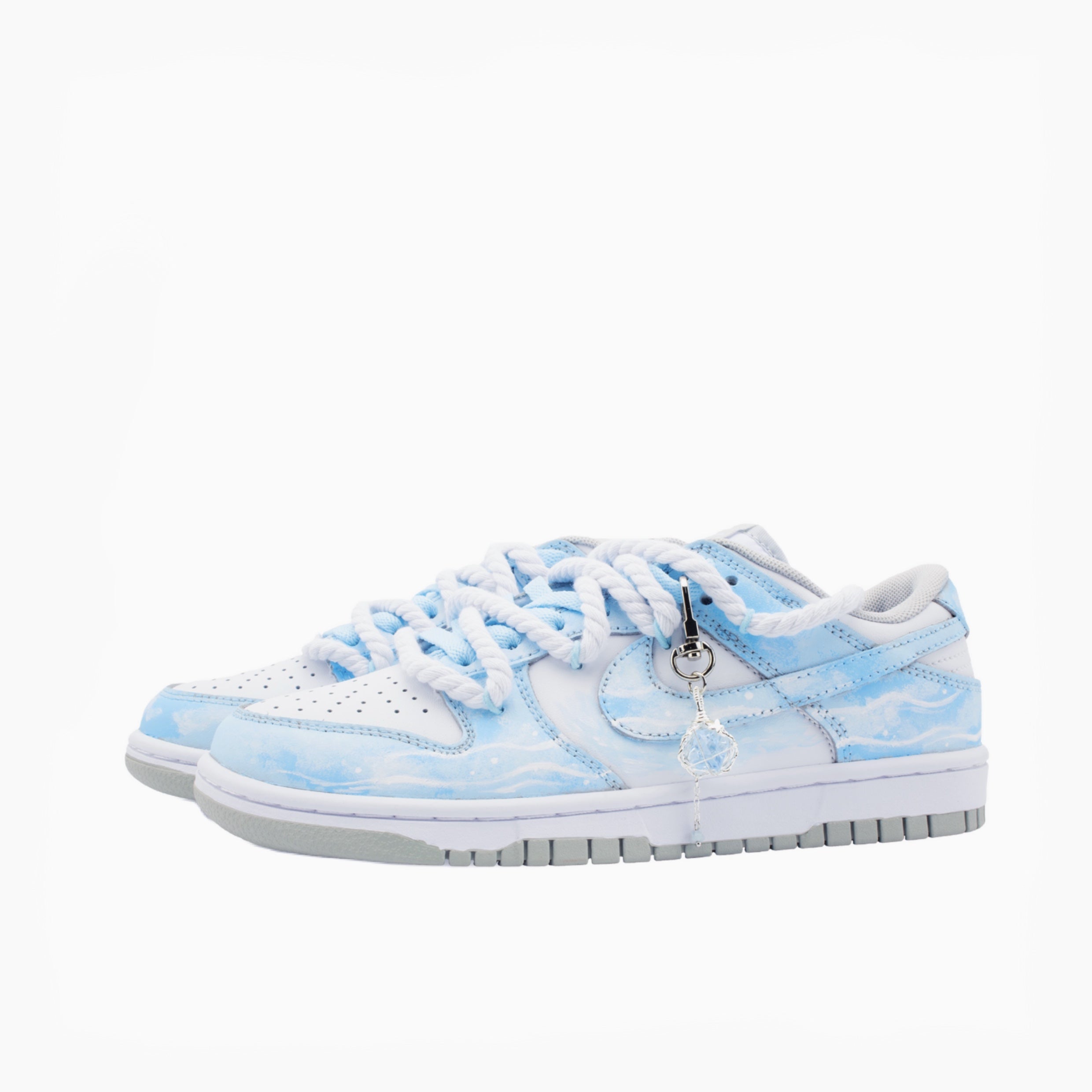 Azure Ocean - Dunk | Custom Handmade Sneakers