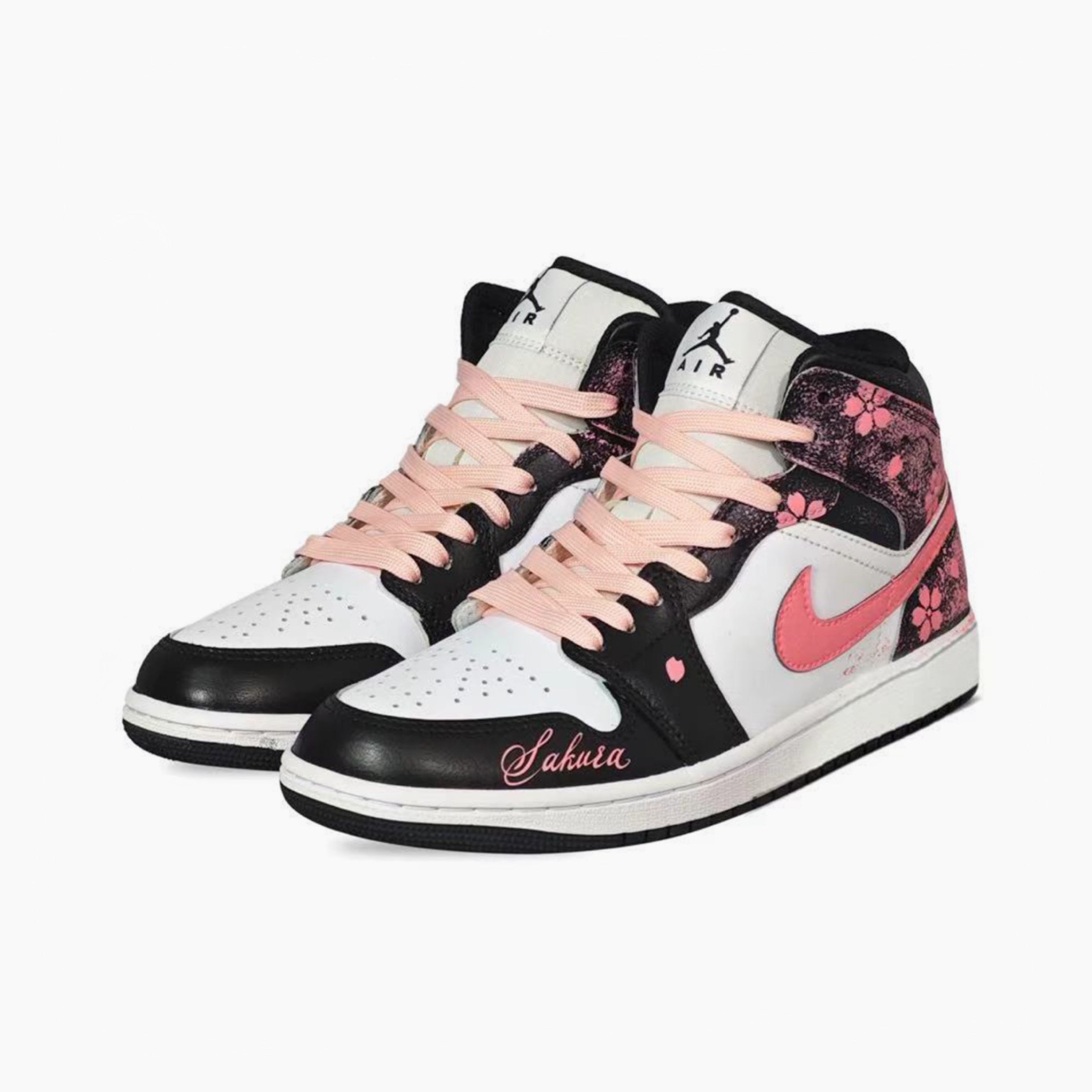 Sakura - Air Jordan 1 | Custom Handmade Sneakers