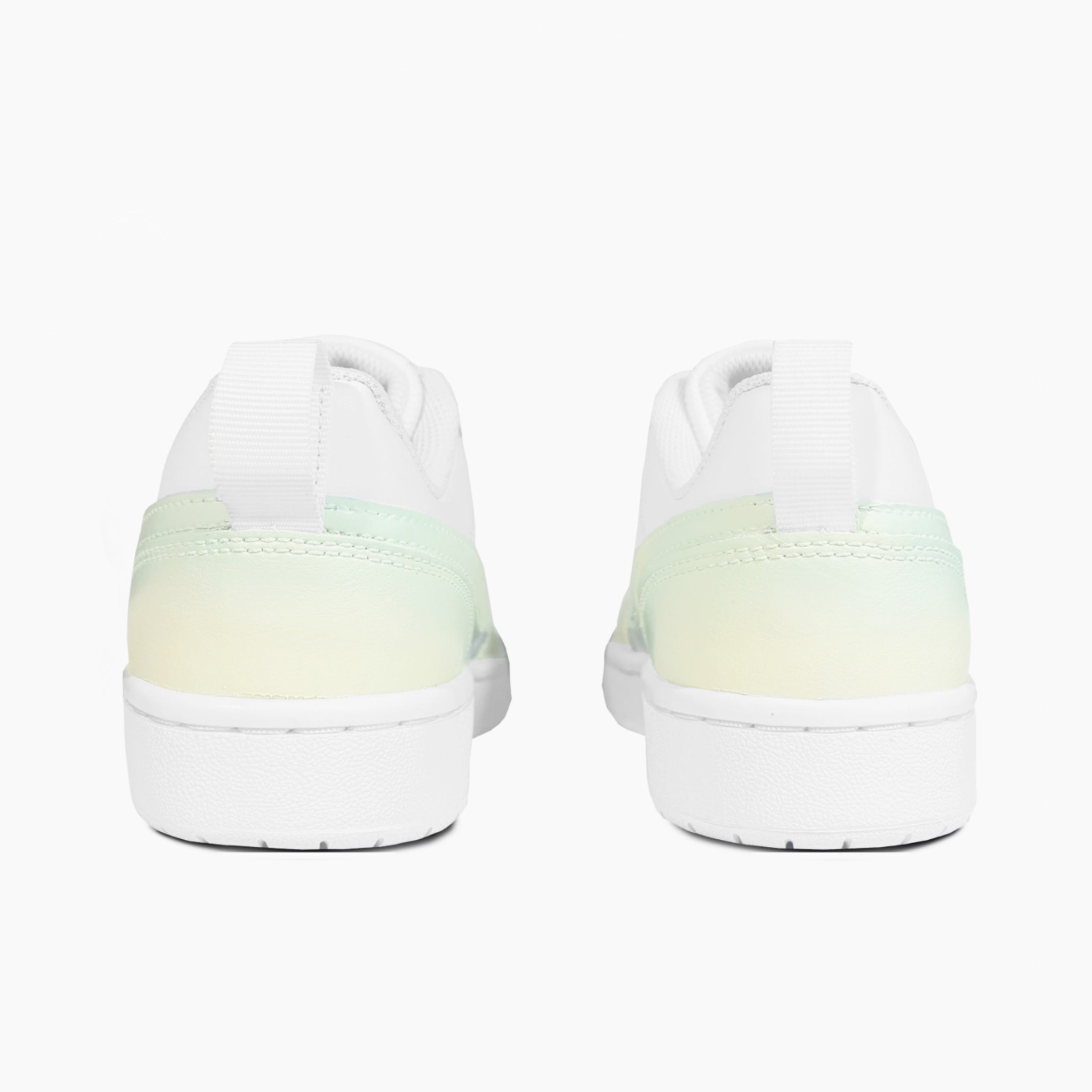 Mountain Forest Ink Green - Court Borough | Custom Handmade Sneakers