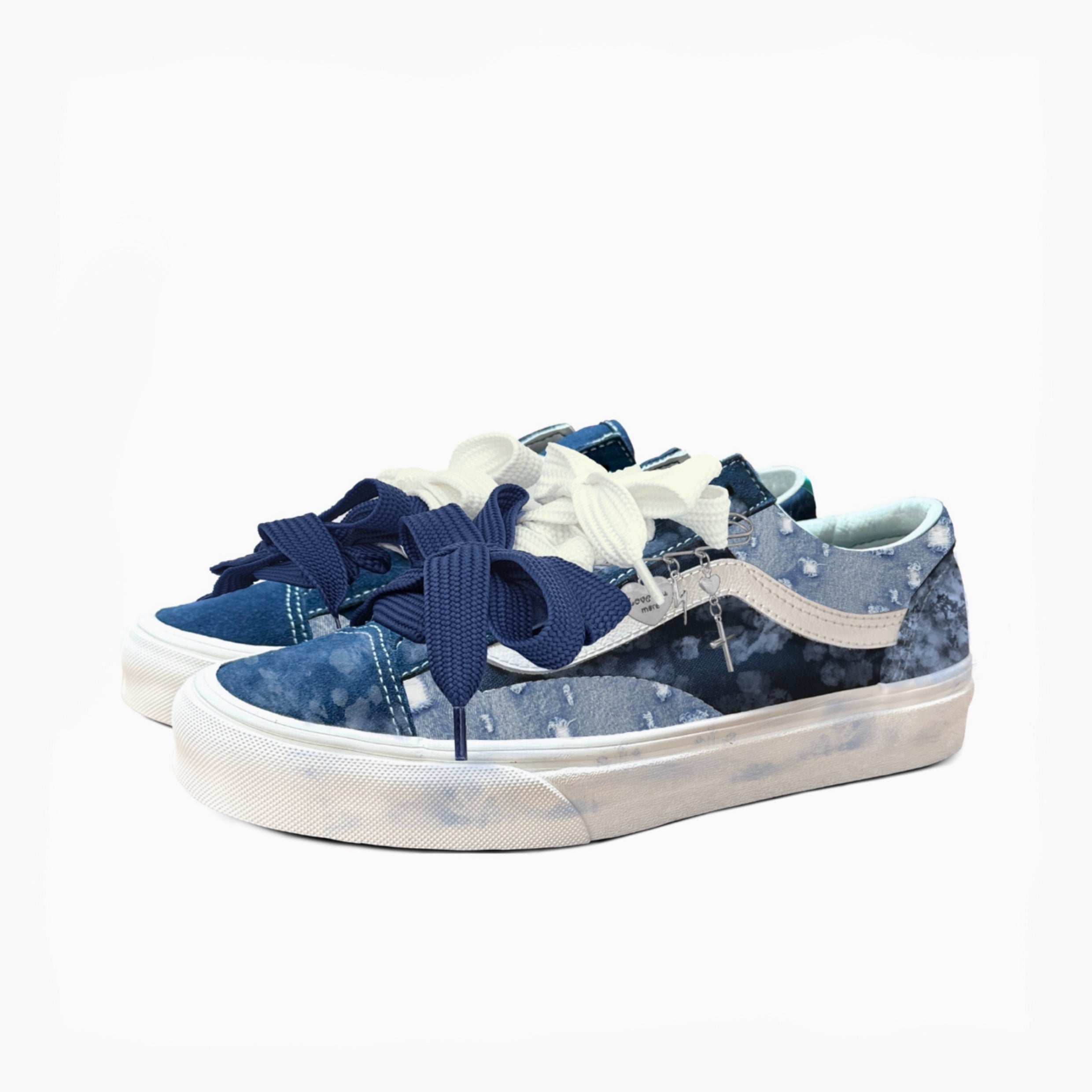 Denim Dream - Style 36 | Custom Handmade Sneakers
