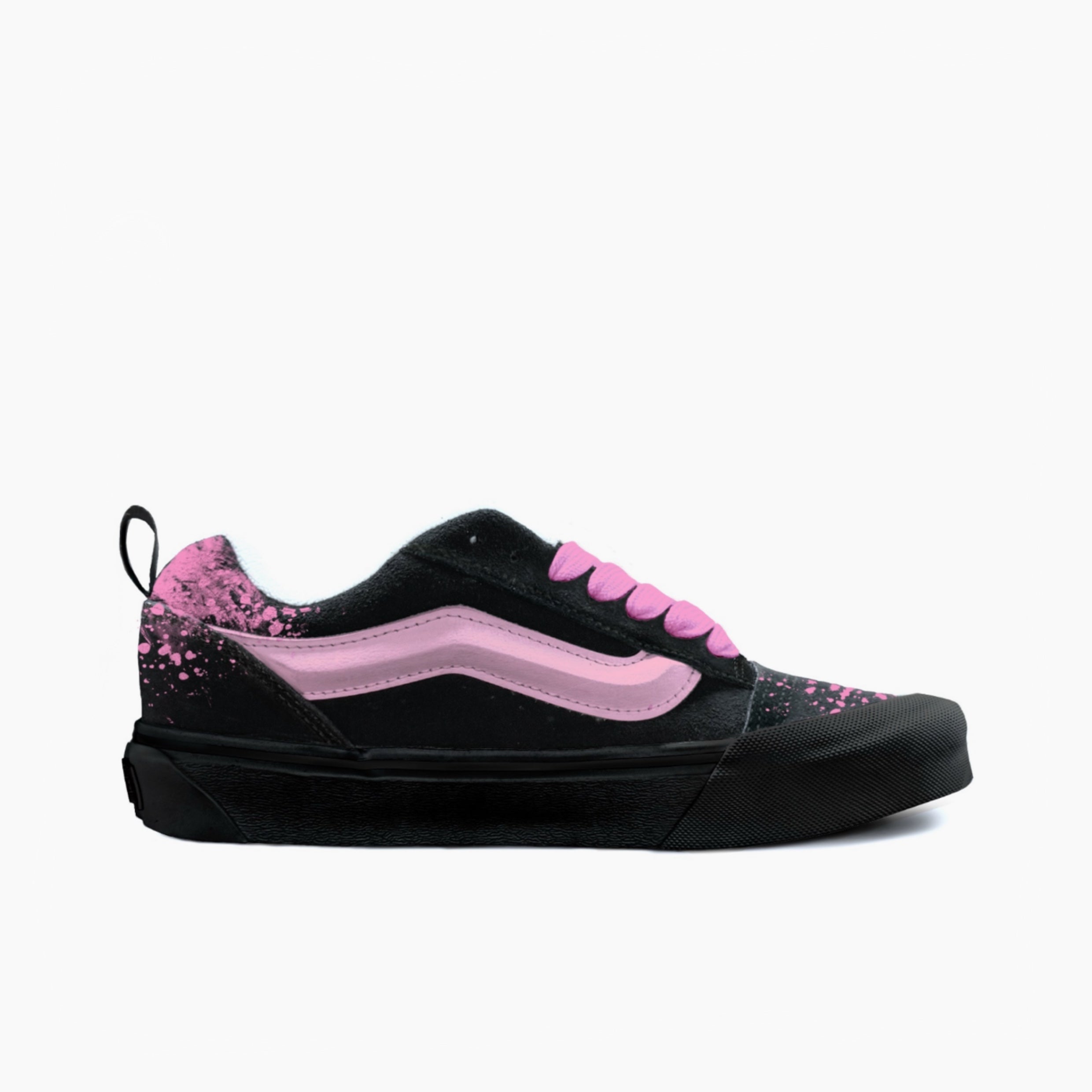 Pink Ink Sakura Dream - Knu Skool | Custom Handmade Sneakers