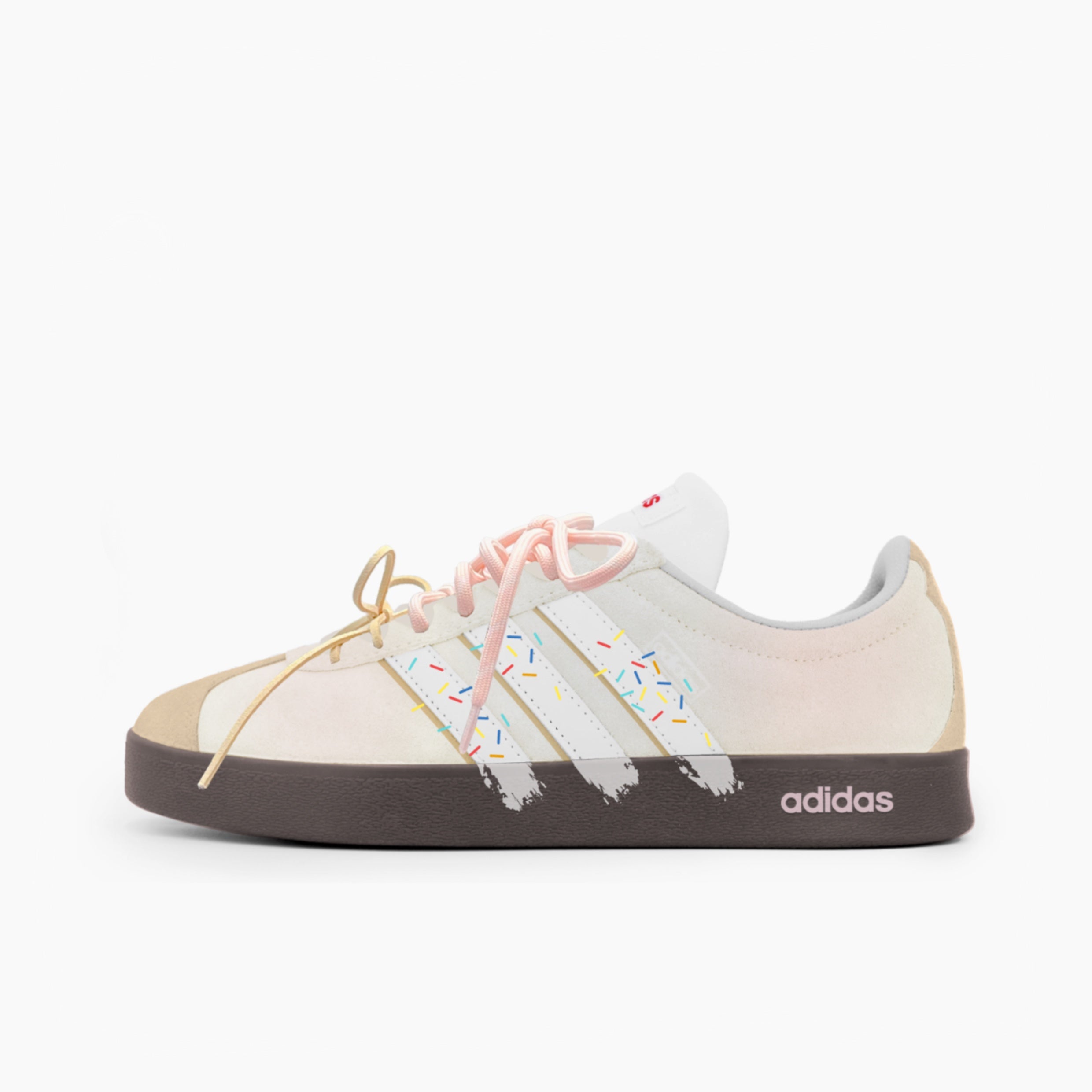 Cream Cake - VL COURT 2.0 | Custom Handmade Sneakers